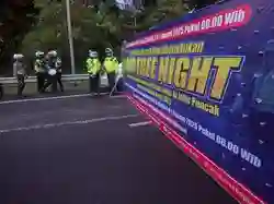 Jalur Simpang Gadog Puncak Bogor Ditutup, Sebuah Acara Car Free Night Tengah Malam