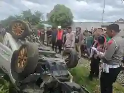Mobil Tertabrak Kereta di Asahan Sumut, Menewaskan Satu Keluarga